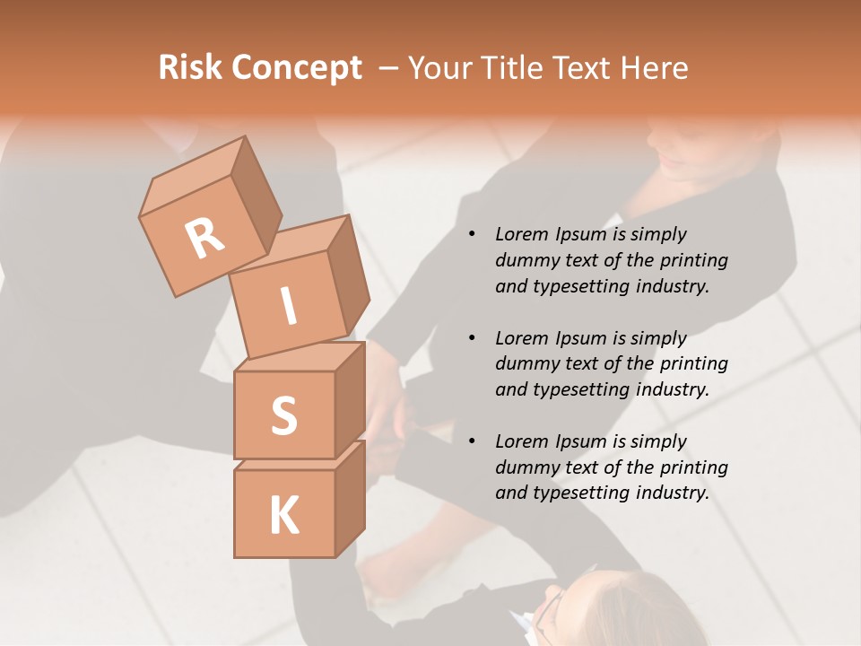 The Face Of A Young Woman Driving As Seen In The Rear View Mirror. PowerPoint Template