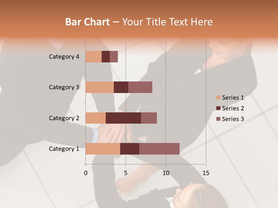 The Face Of A Young Woman Driving As Seen In The Rear View Mirror. PowerPoint Template