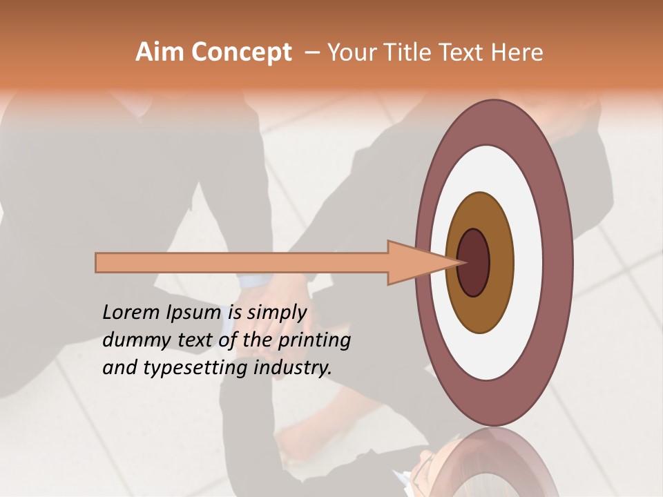 The Face Of A Young Woman Driving As Seen In The Rear View Mirror. PowerPoint Template