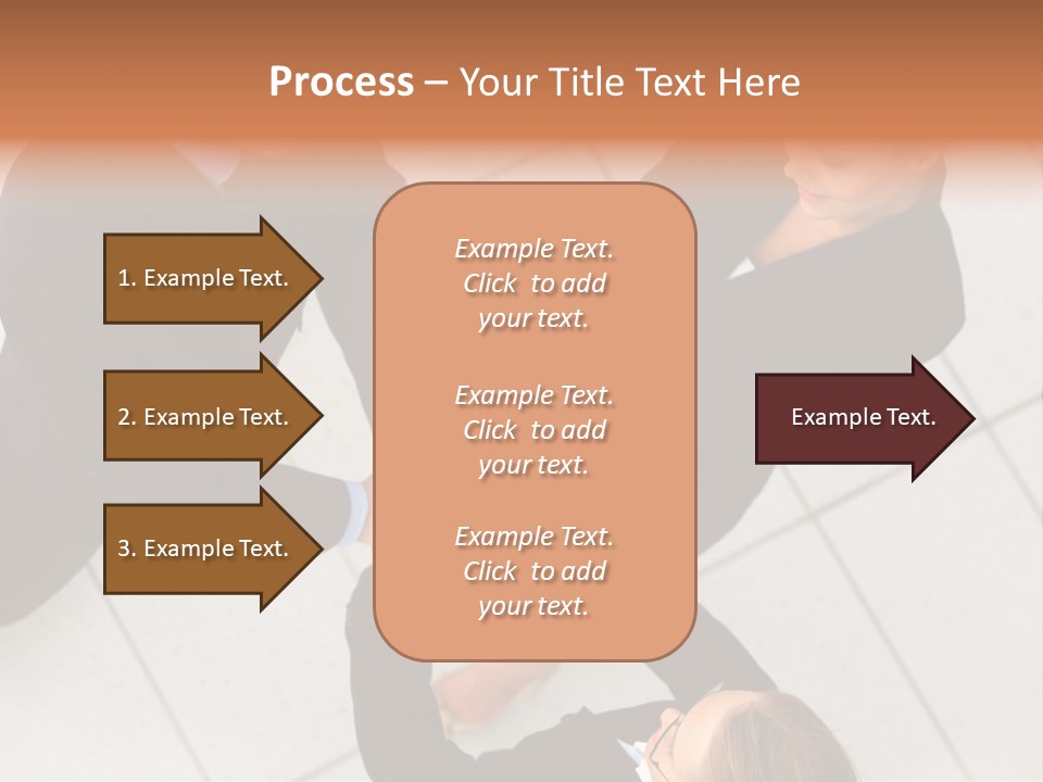 The Face Of A Young Woman Driving As Seen In The Rear View Mirror. PowerPoint Template