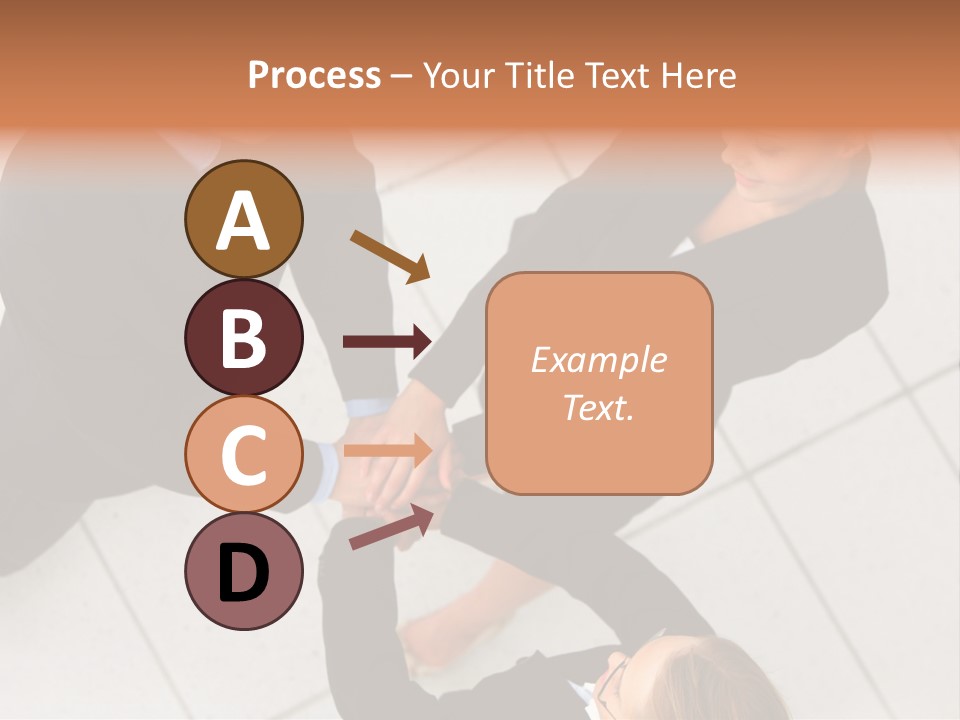 The Face Of A Young Woman Driving As Seen In The Rear View Mirror. PowerPoint Template