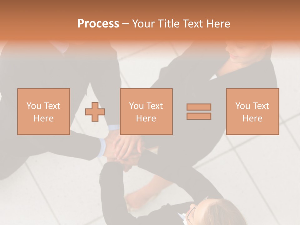 The Face Of A Young Woman Driving As Seen In The Rear View Mirror. PowerPoint Template