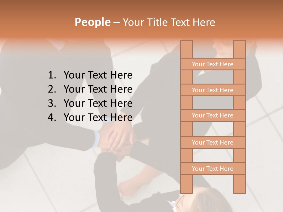 The Face Of A Young Woman Driving As Seen In The Rear View Mirror. PowerPoint Template