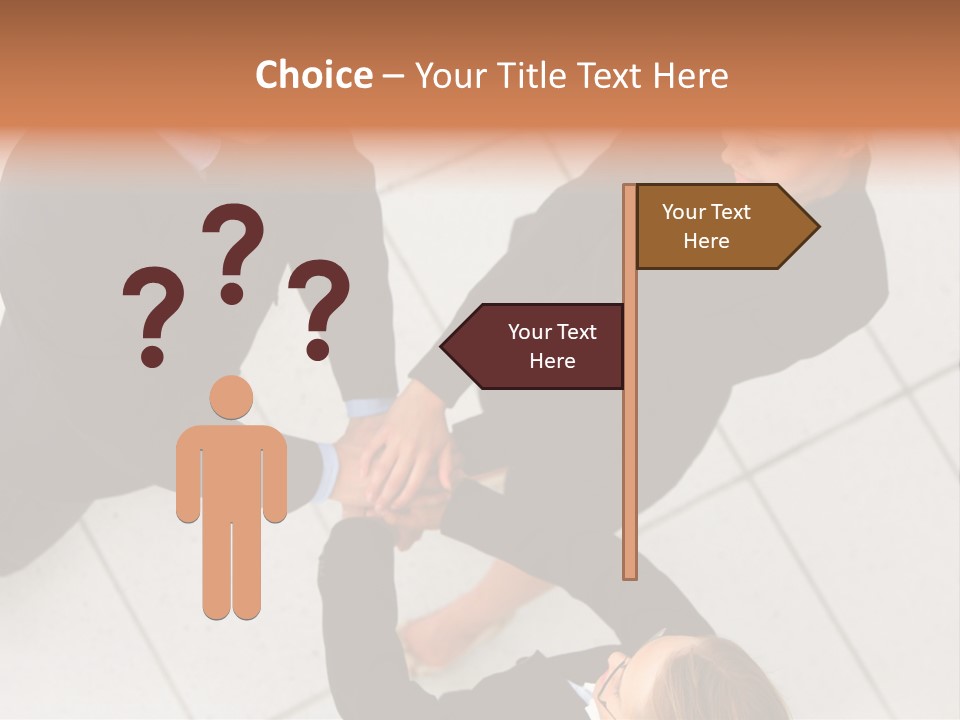 The Face Of A Young Woman Driving As Seen In The Rear View Mirror. PowerPoint Template