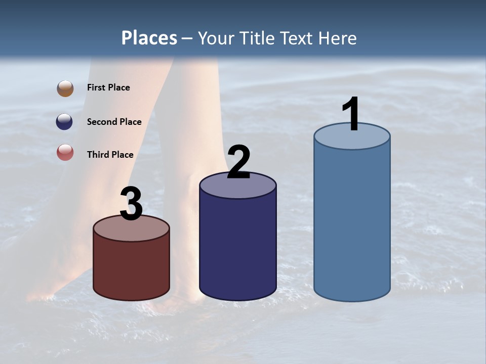 Nice Legs In Water PowerPoint Template