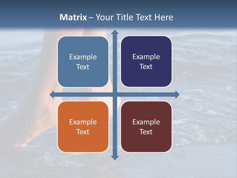 Nice Legs In Water PowerPoint Template