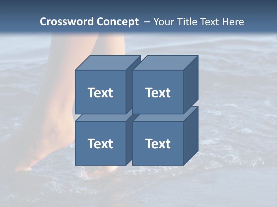 Nice Legs In Water PowerPoint Template