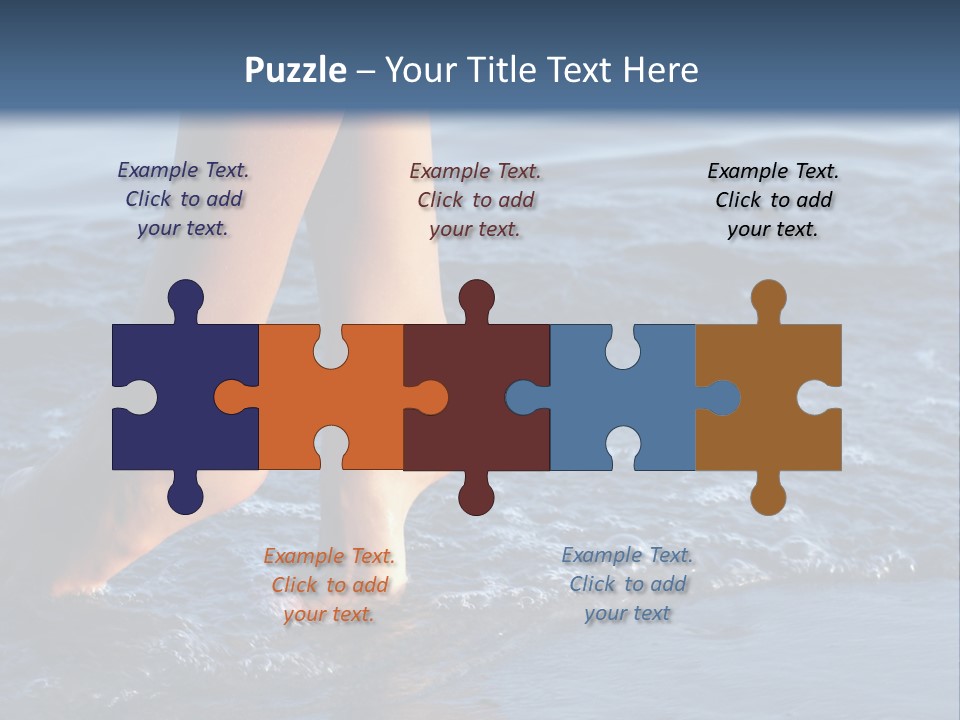 Nice Legs In Water PowerPoint Template