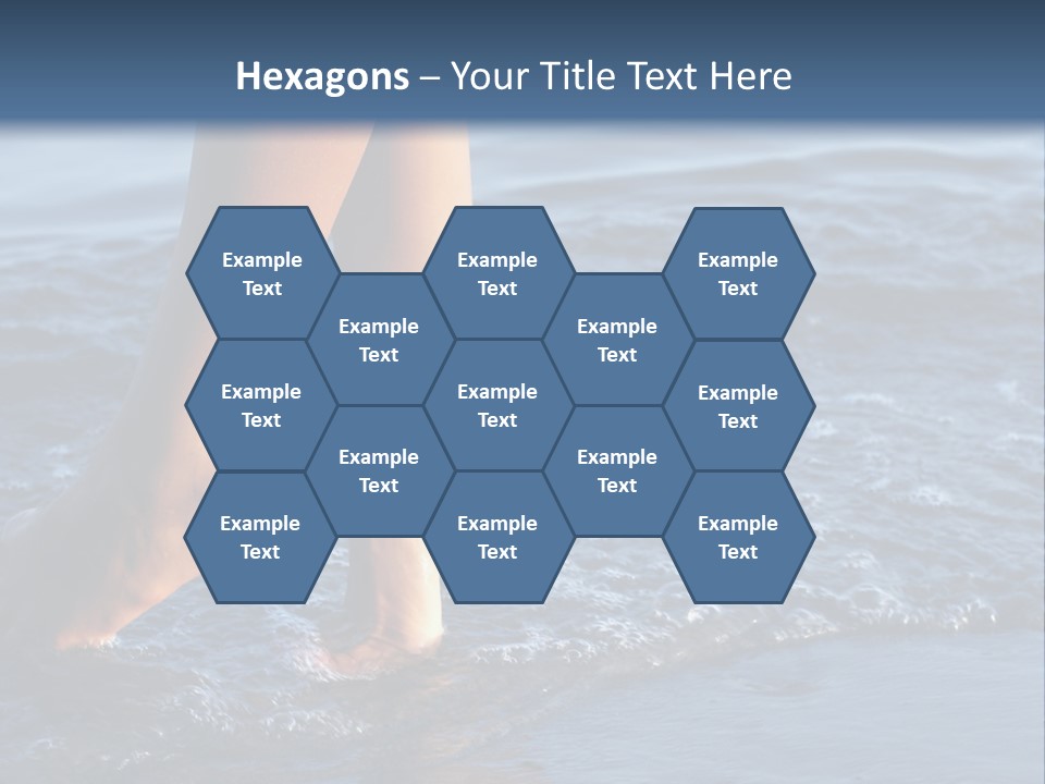 Nice Legs In Water PowerPoint Template