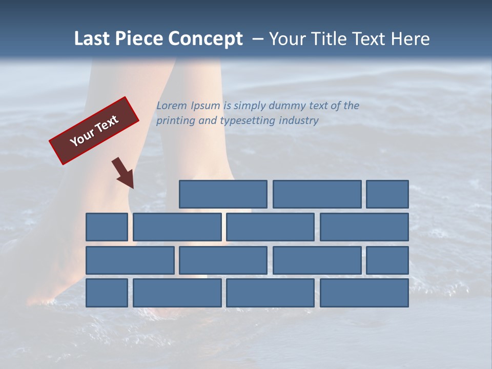 Nice Legs In Water PowerPoint Template