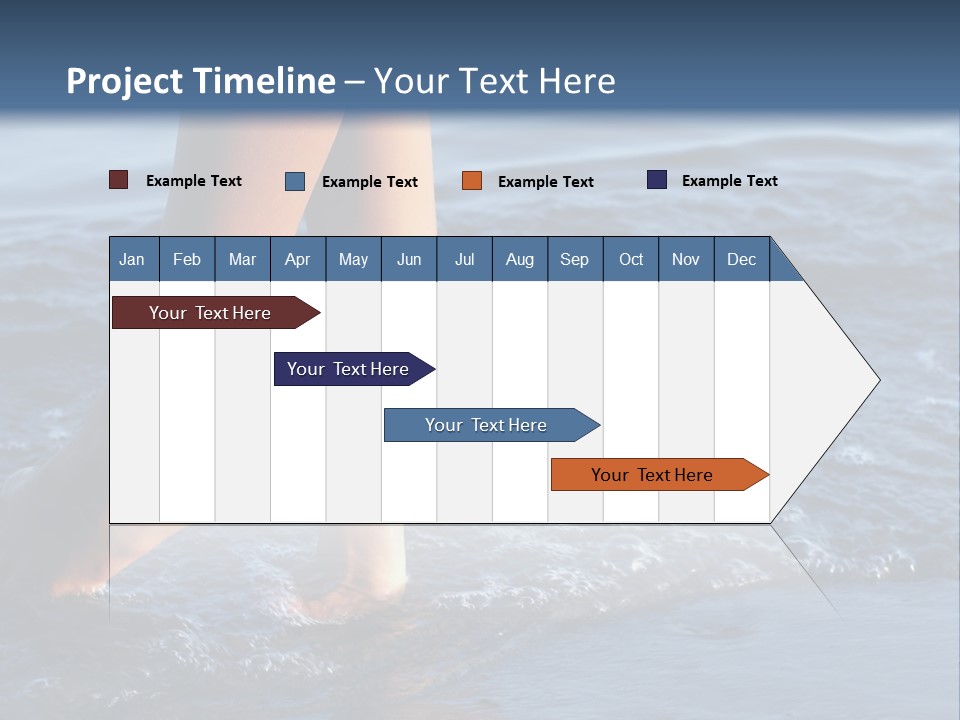 Nice Legs In Water PowerPoint Template