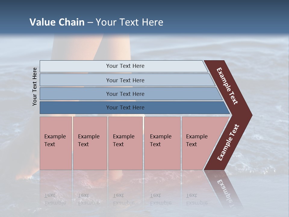 Nice Legs In Water PowerPoint Template