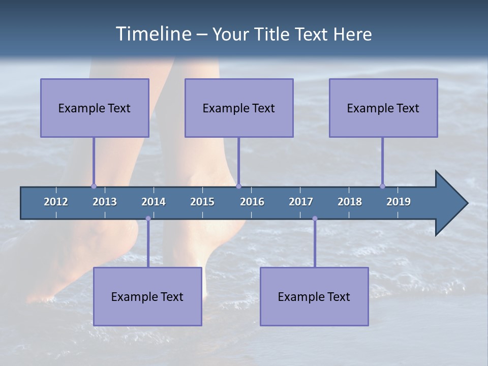 Nice Legs In Water PowerPoint Template
