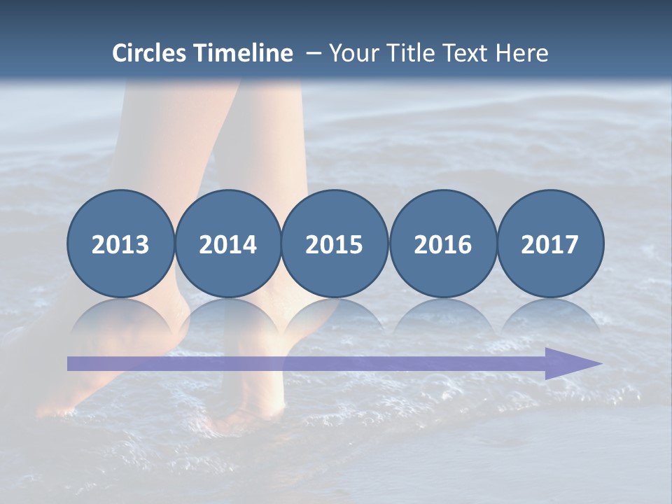 Nice Legs In Water PowerPoint Template