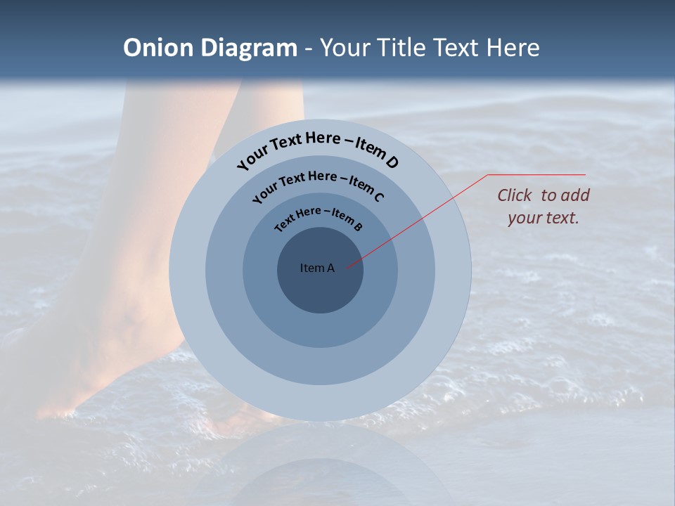 Nice Legs In Water PowerPoint Template