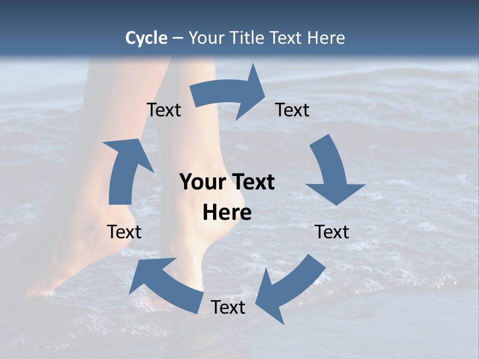 Nice Legs In Water PowerPoint Template