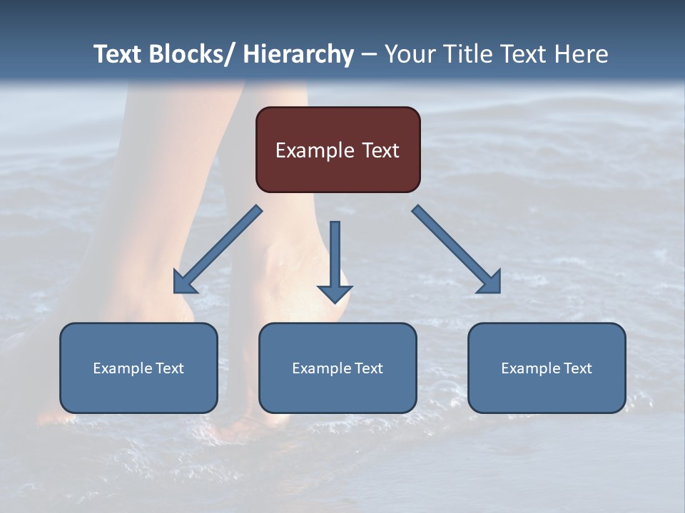 Nice Legs In Water PowerPoint Template