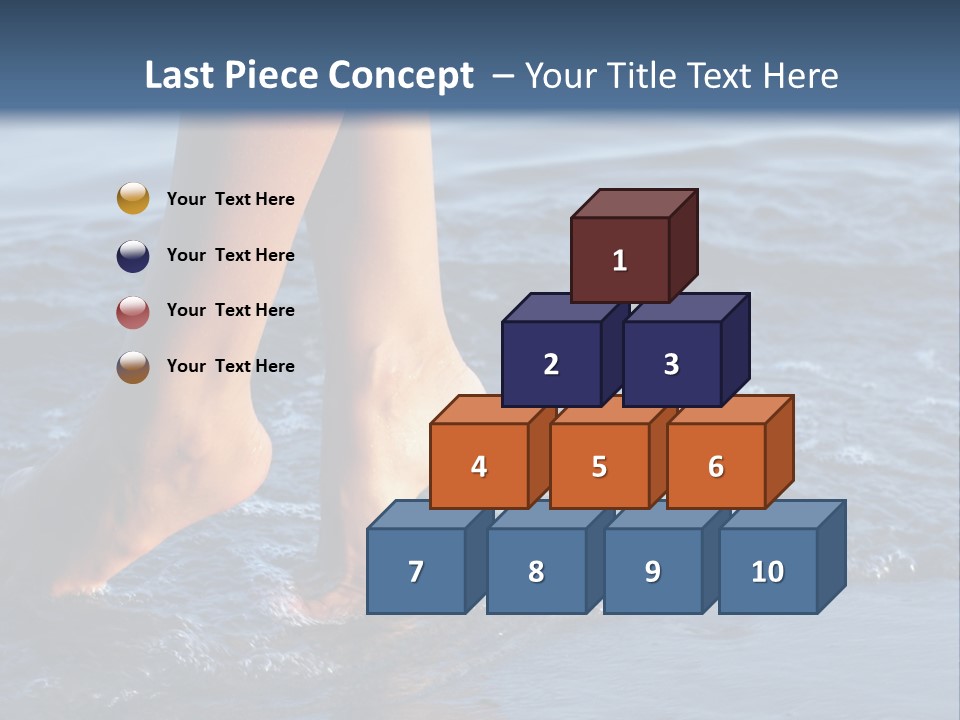 Nice Legs In Water PowerPoint Template