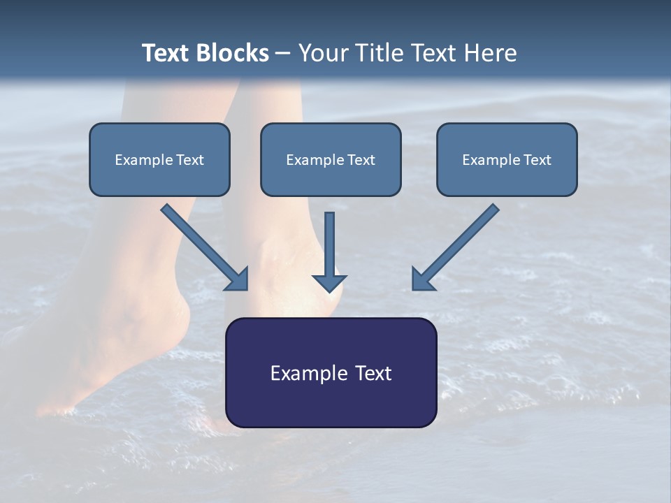 Nice Legs In Water PowerPoint Template