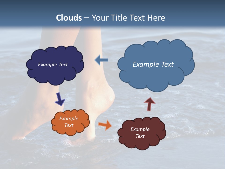 Nice Legs In Water PowerPoint Template