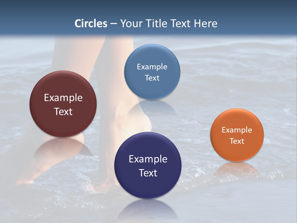 Nice Legs In Water PowerPoint Template