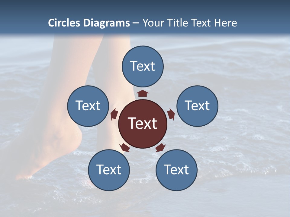Nice Legs In Water PowerPoint Template