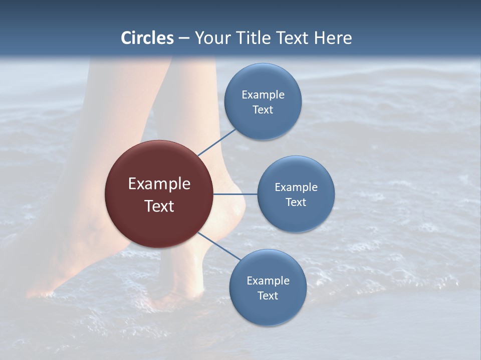 Nice Legs In Water PowerPoint Template