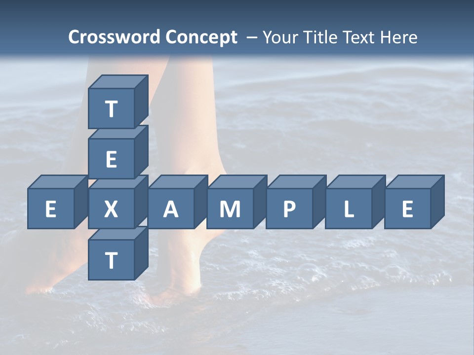 Nice Legs In Water PowerPoint Template