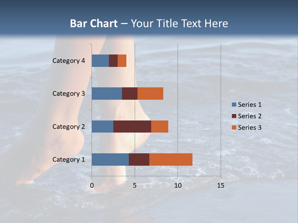 Nice Legs In Water PowerPoint Template