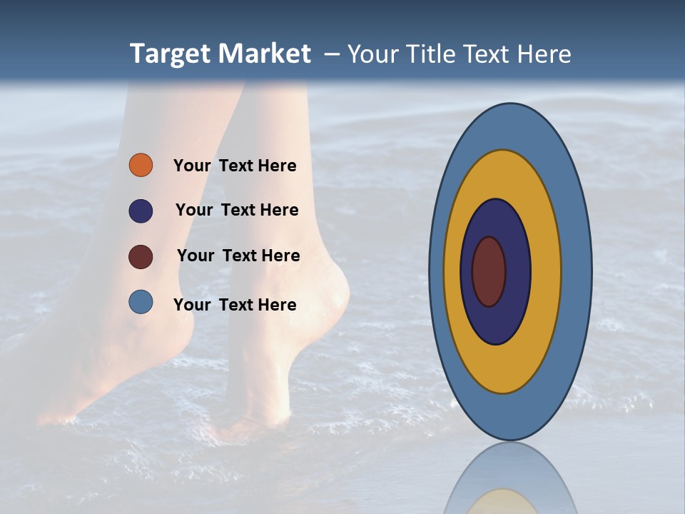 Nice Legs In Water PowerPoint Template