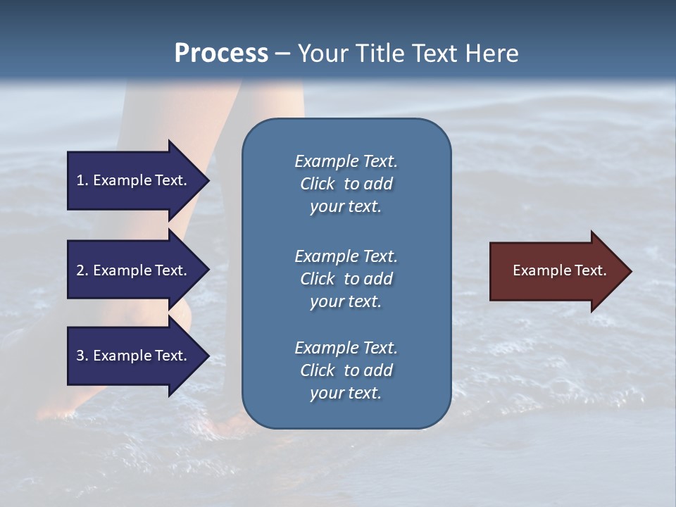 Nice Legs In Water PowerPoint Template