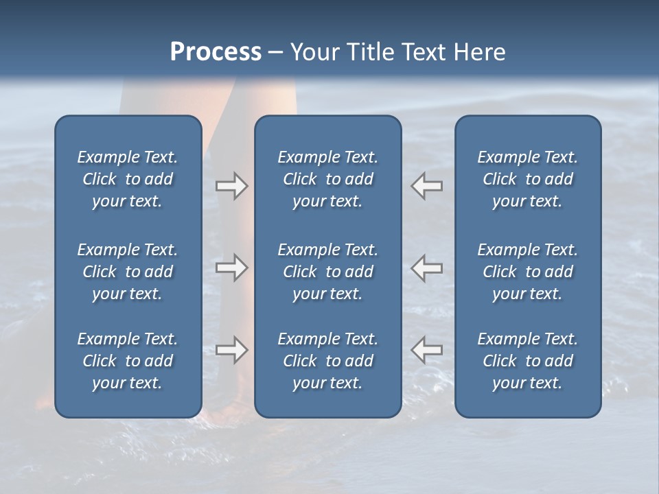 Nice Legs In Water PowerPoint Template