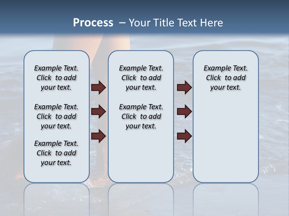 Nice Legs In Water PowerPoint Template