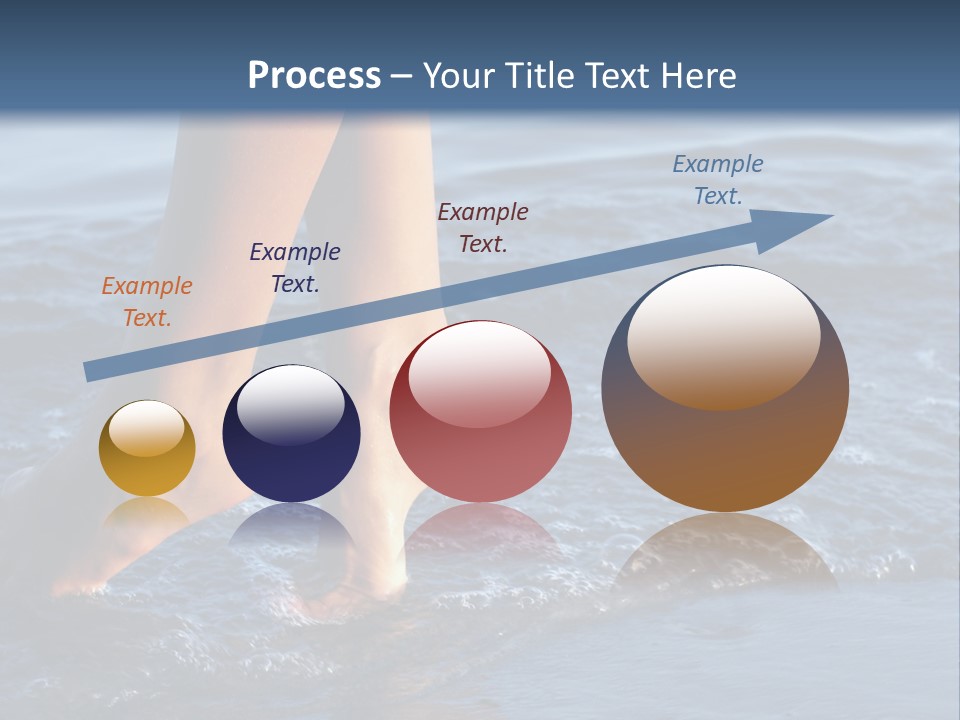Nice Legs In Water PowerPoint Template