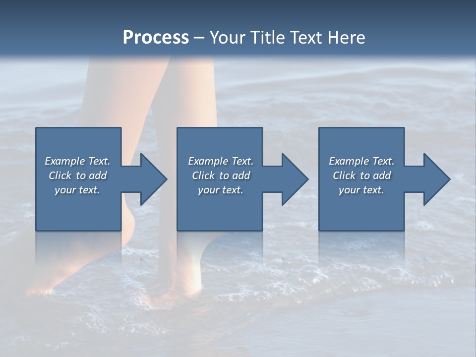 Nice Legs In Water PowerPoint Template