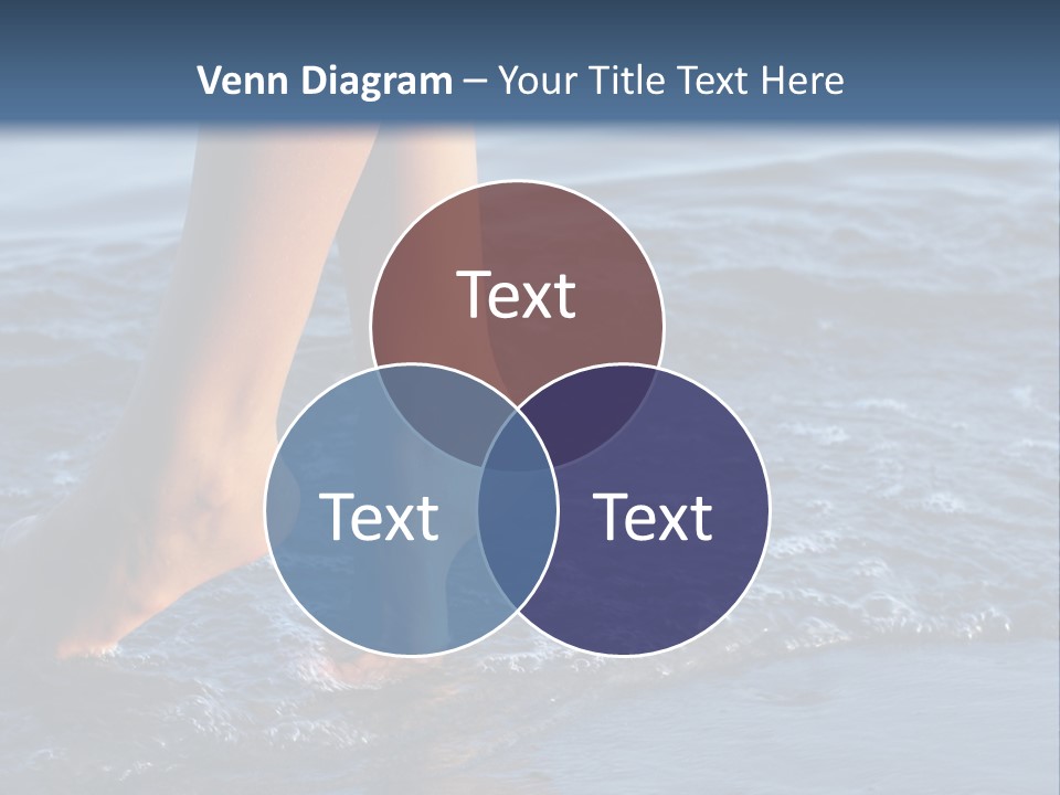 Nice Legs In Water PowerPoint Template