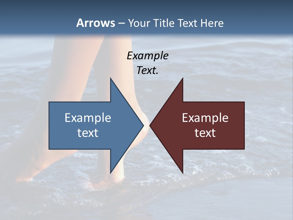 Nice Legs In Water PowerPoint Template