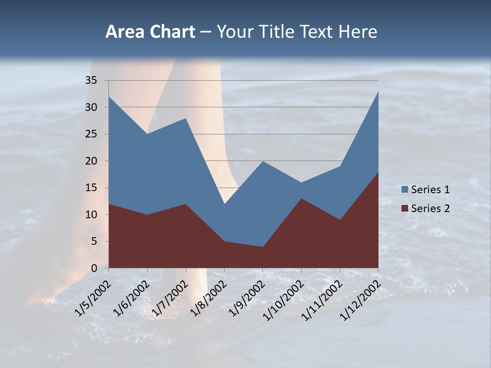 Nice Legs In Water PowerPoint Template
