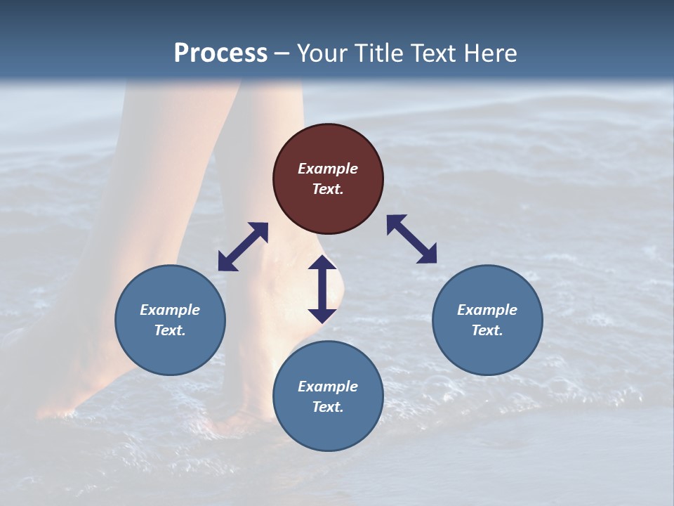 Nice Legs In Water PowerPoint Template