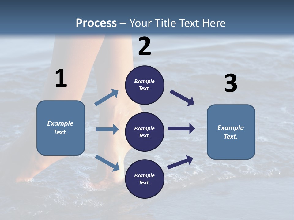 Nice Legs In Water PowerPoint Template