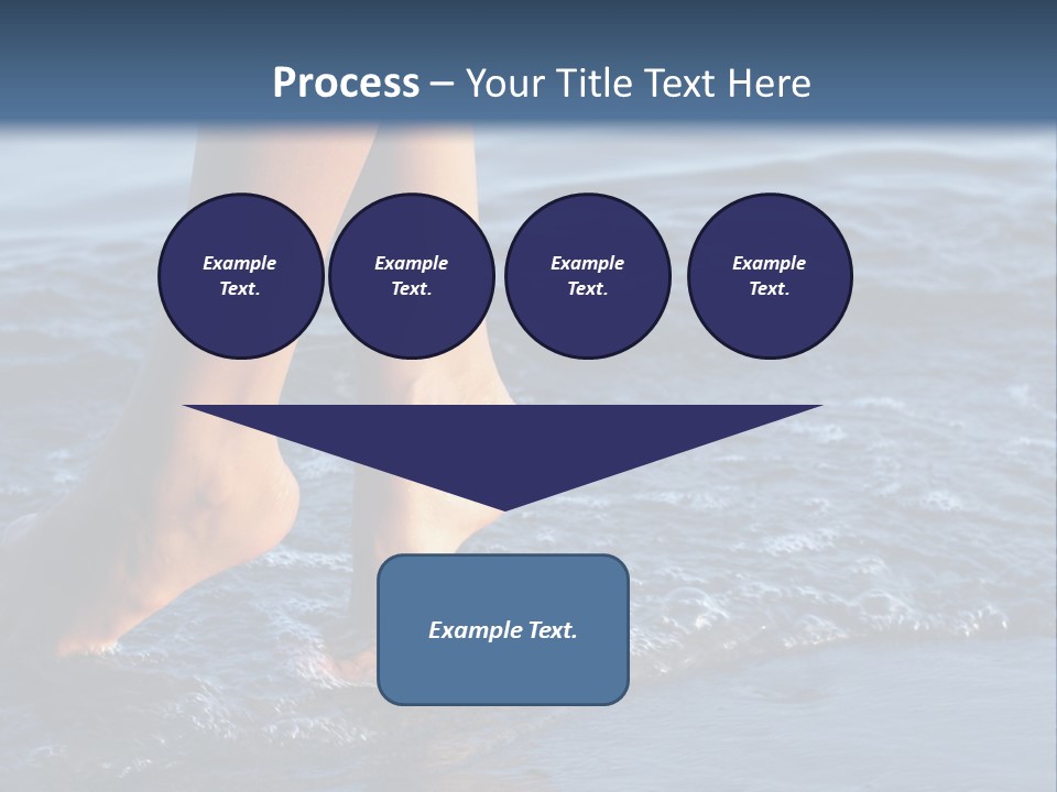 Nice Legs In Water PowerPoint Template
