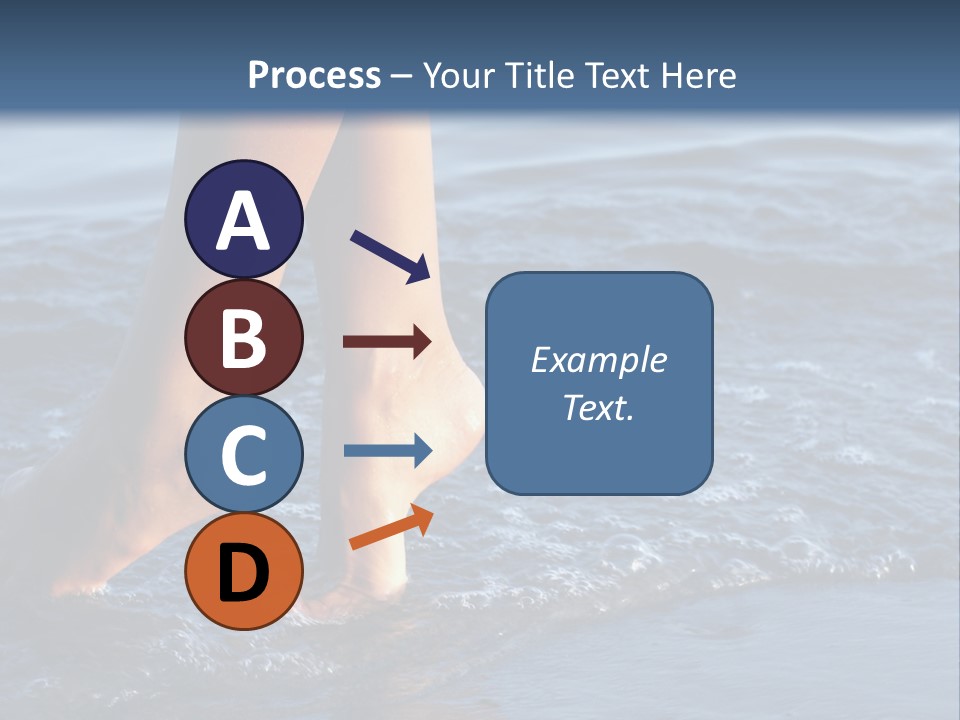 Nice Legs In Water PowerPoint Template