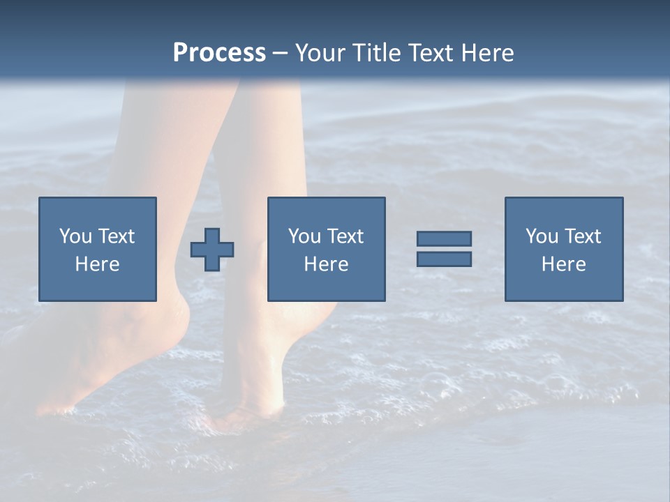 Nice Legs In Water PowerPoint Template