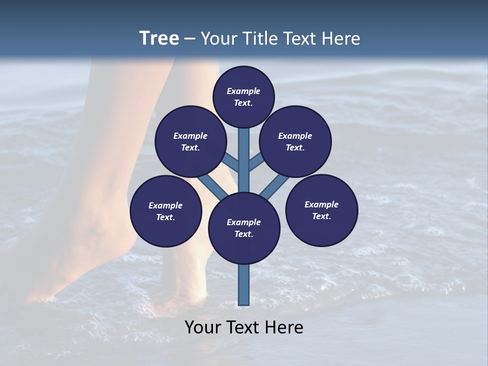 Nice Legs In Water PowerPoint Template