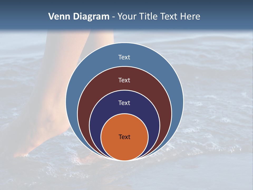 Nice Legs In Water PowerPoint Template