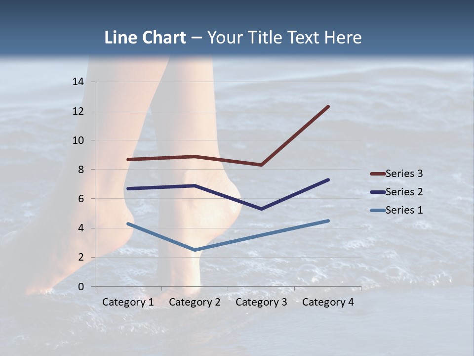 Nice Legs In Water PowerPoint Template