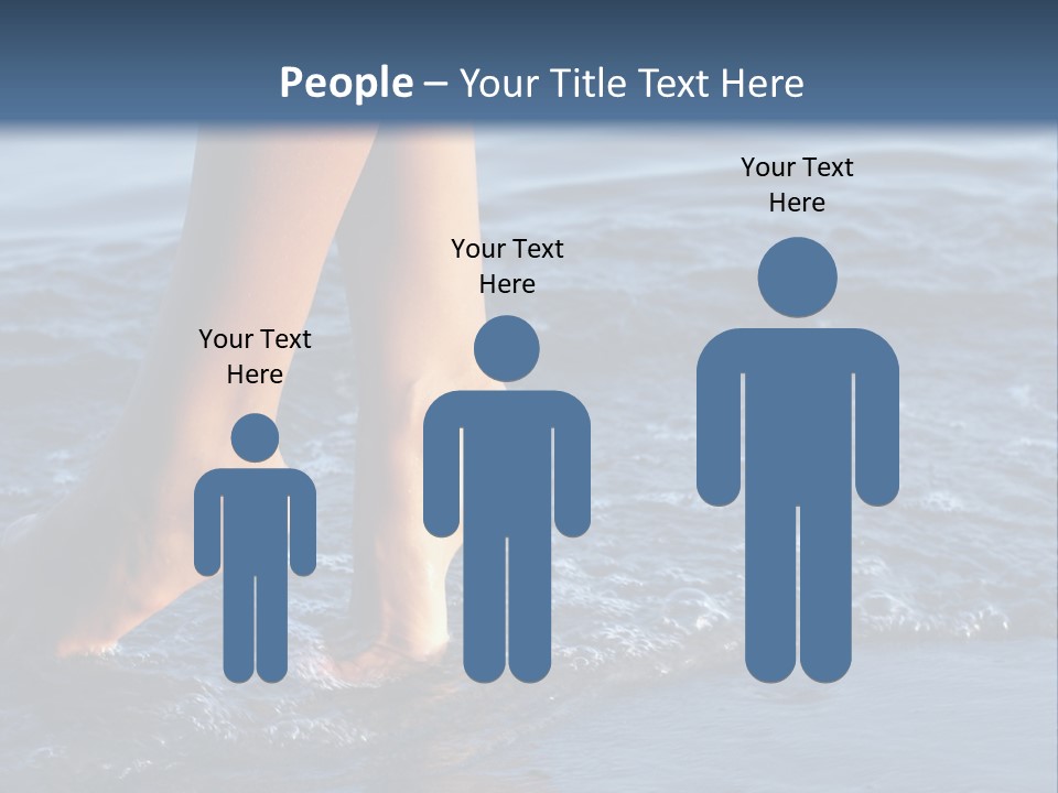 Nice Legs In Water PowerPoint Template