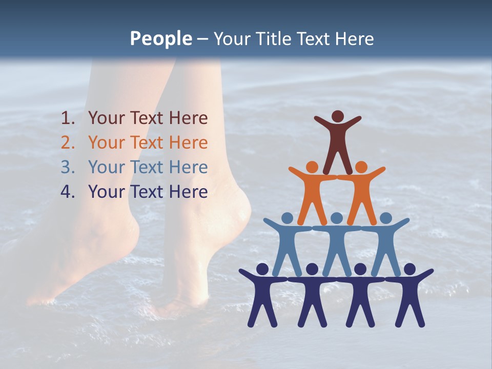 Nice Legs In Water PowerPoint Template