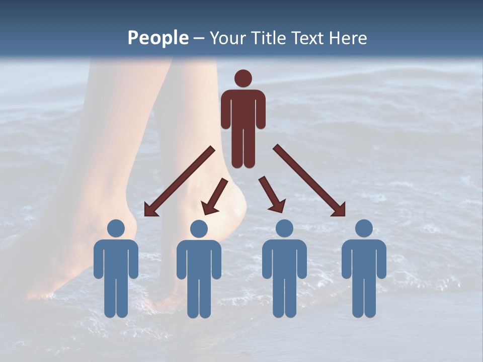 Nice Legs In Water PowerPoint Template