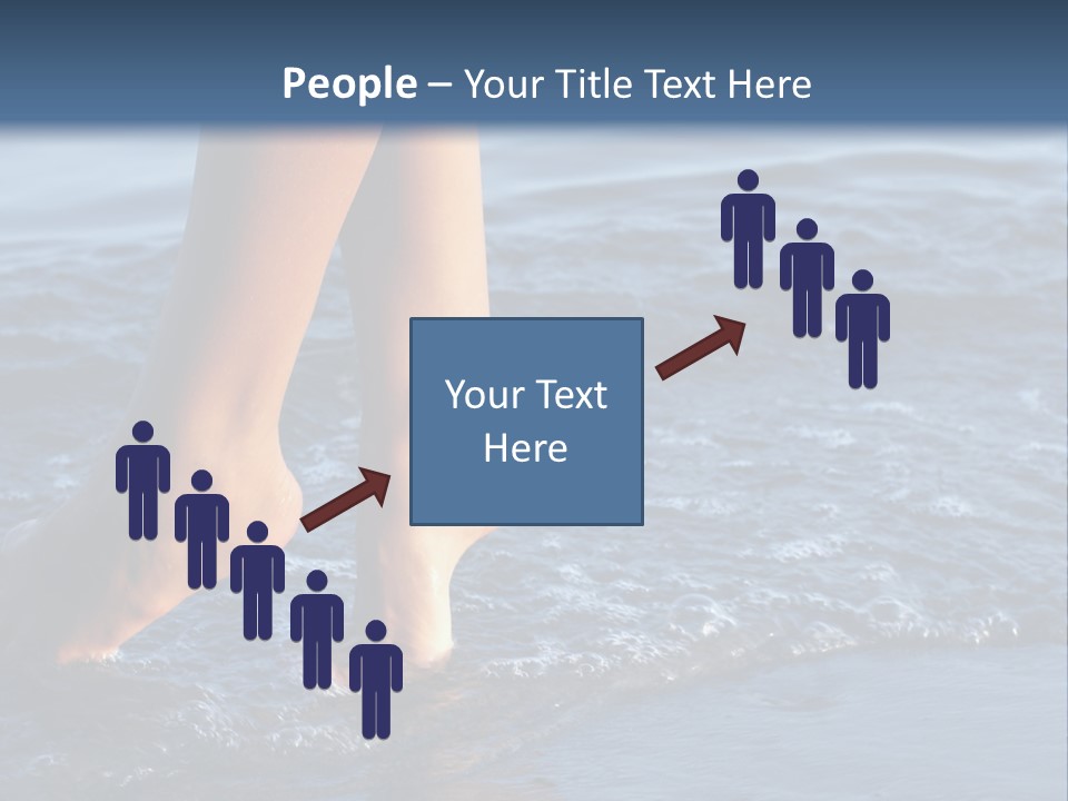 Nice Legs In Water PowerPoint Template